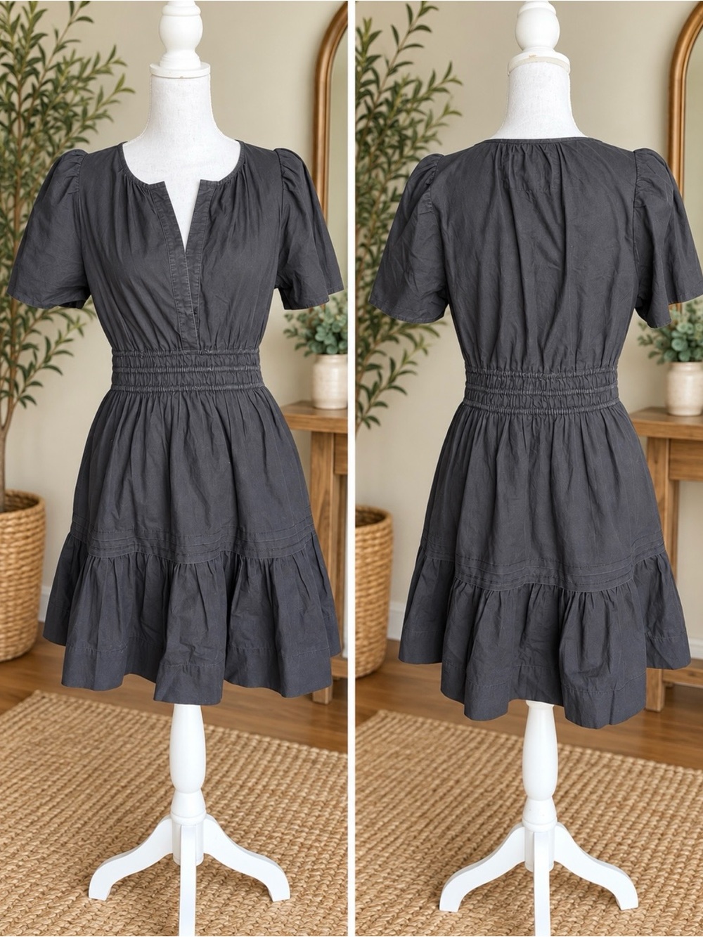 Anthropology Ruffle dress sz M